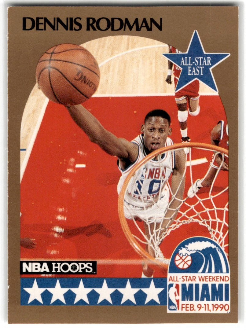1990 Hoops Dennis Rodman Card 10 Default Title