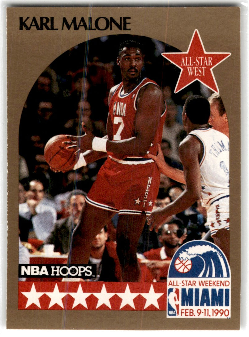 1990 Hoops Karl Malone Card 21 Default Title