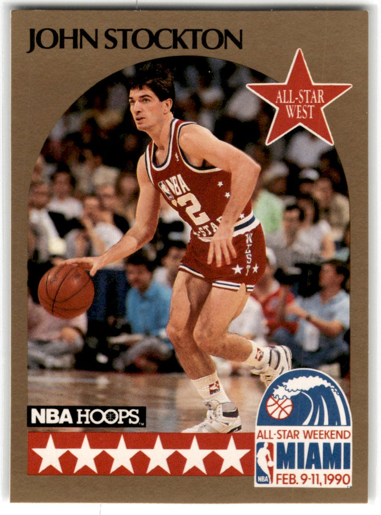 1990 Hoops John Stockton Card 25 Default Title