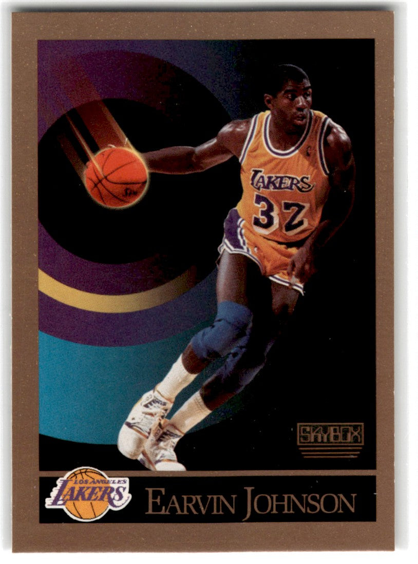 1990 SkyBox Earvin Johnson Card 138 Default Title