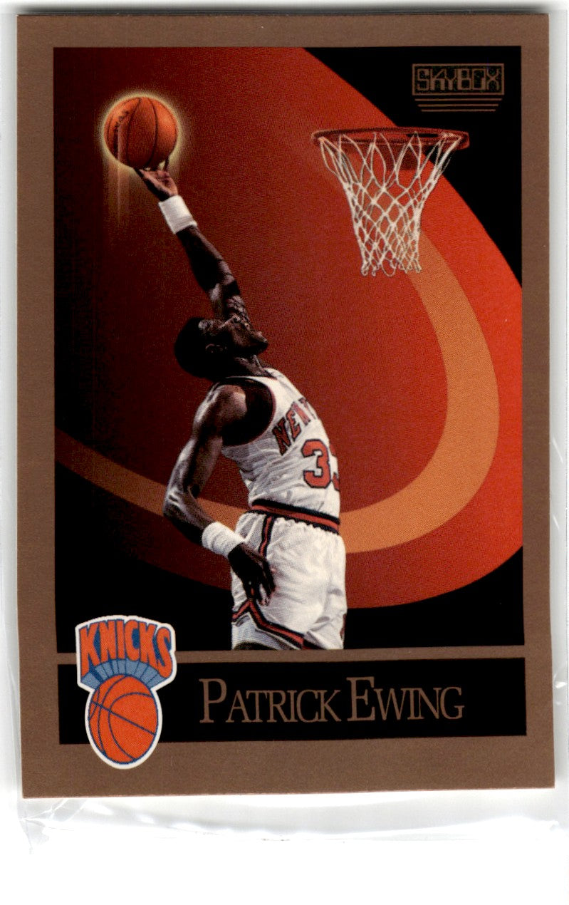 1990 SkyBox Patrick Ewing Card 187 Default Title
