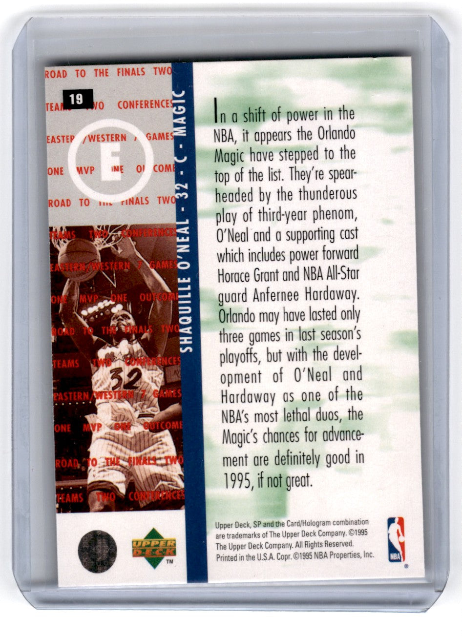1990 Upper Deck SP Shaquille O'Neal Card 19