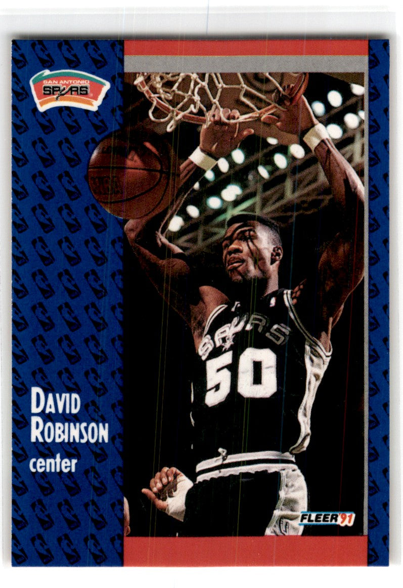 1991 Fleer David Robinson Card187 Default Title