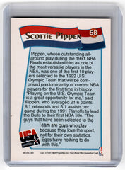 1991 Hoops McDonald's Scottie Pippen Card 58
