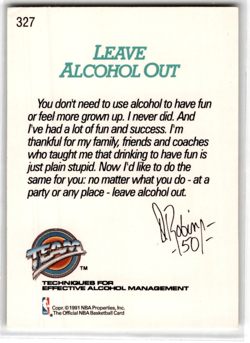 1991 Hoops David Robinson Card 327
