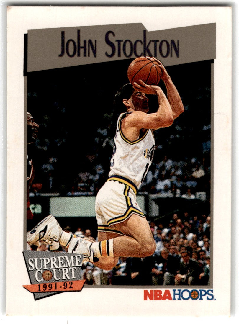1991 Hoops John Stockton Card 500 Default Title