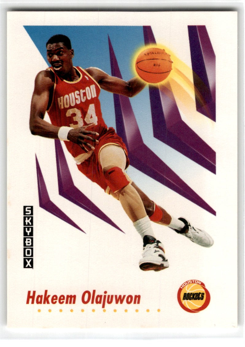 1991 SkyBox Hakeem Olajuwon Card 105 Default Title