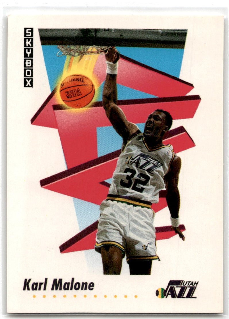 1991 SkyBox Karl Malone Card 283 Default Title
