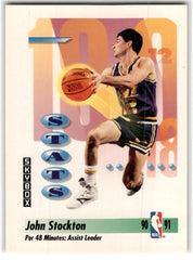 1991 SkyBox John Stockton Card 306 Default Title