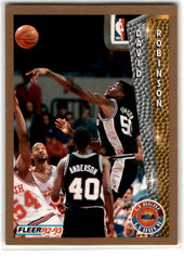 1992 Fleer David Robinson Card 244