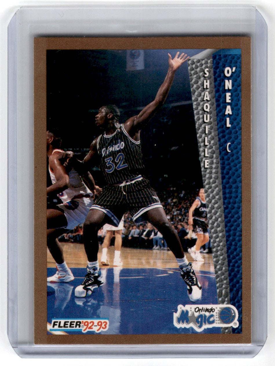 1992 Fleer Shaquille O'Neal Card 401