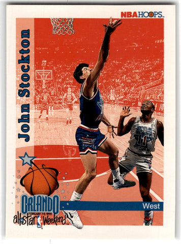 1992 Hoops John Stockton Card 316 Default Title