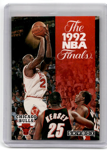 1992 Skybox NBA Finals Michael Jordan Card 314