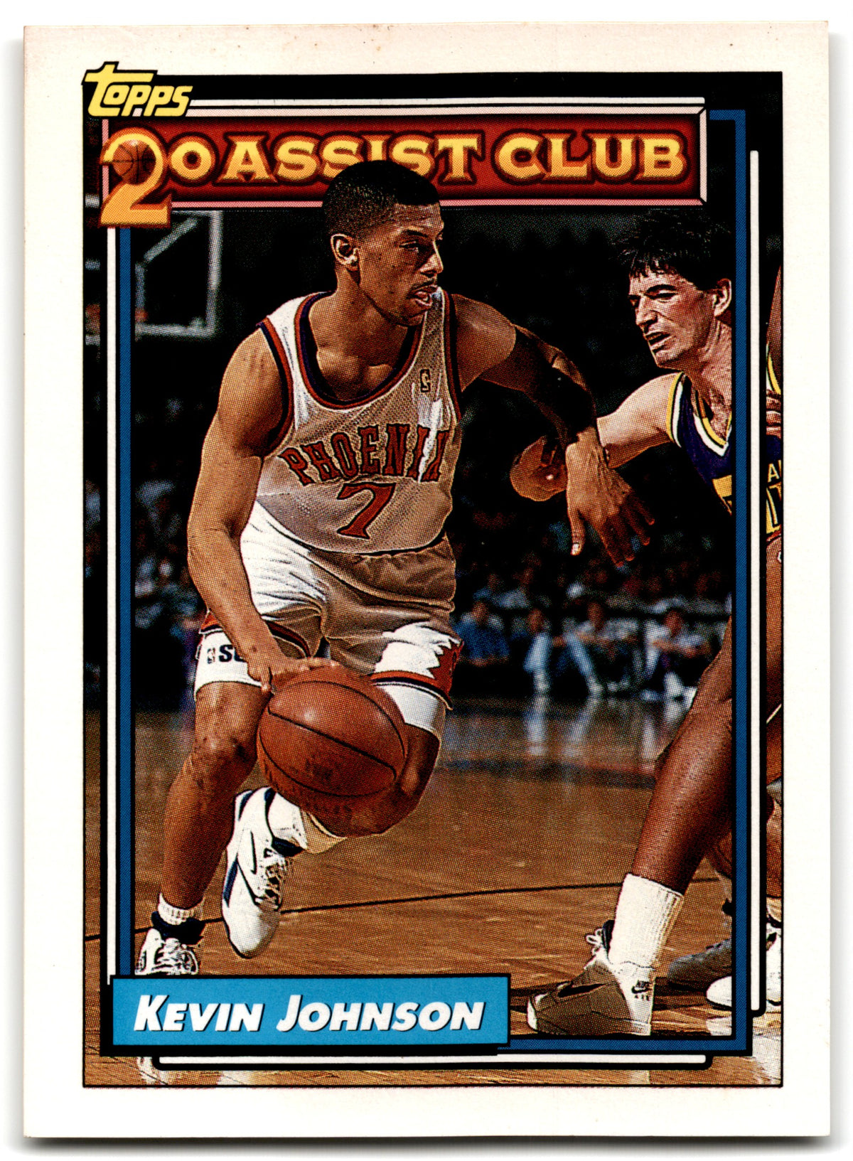 1992 Topps Gold Kevin Johnson Phoenix Suns Card 222