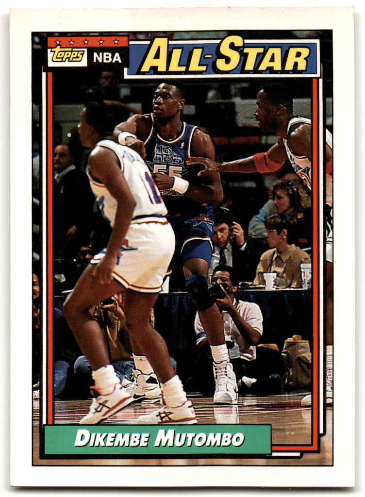 1992 Topps Dikembe Mutombo Denver Nuggets Card 110