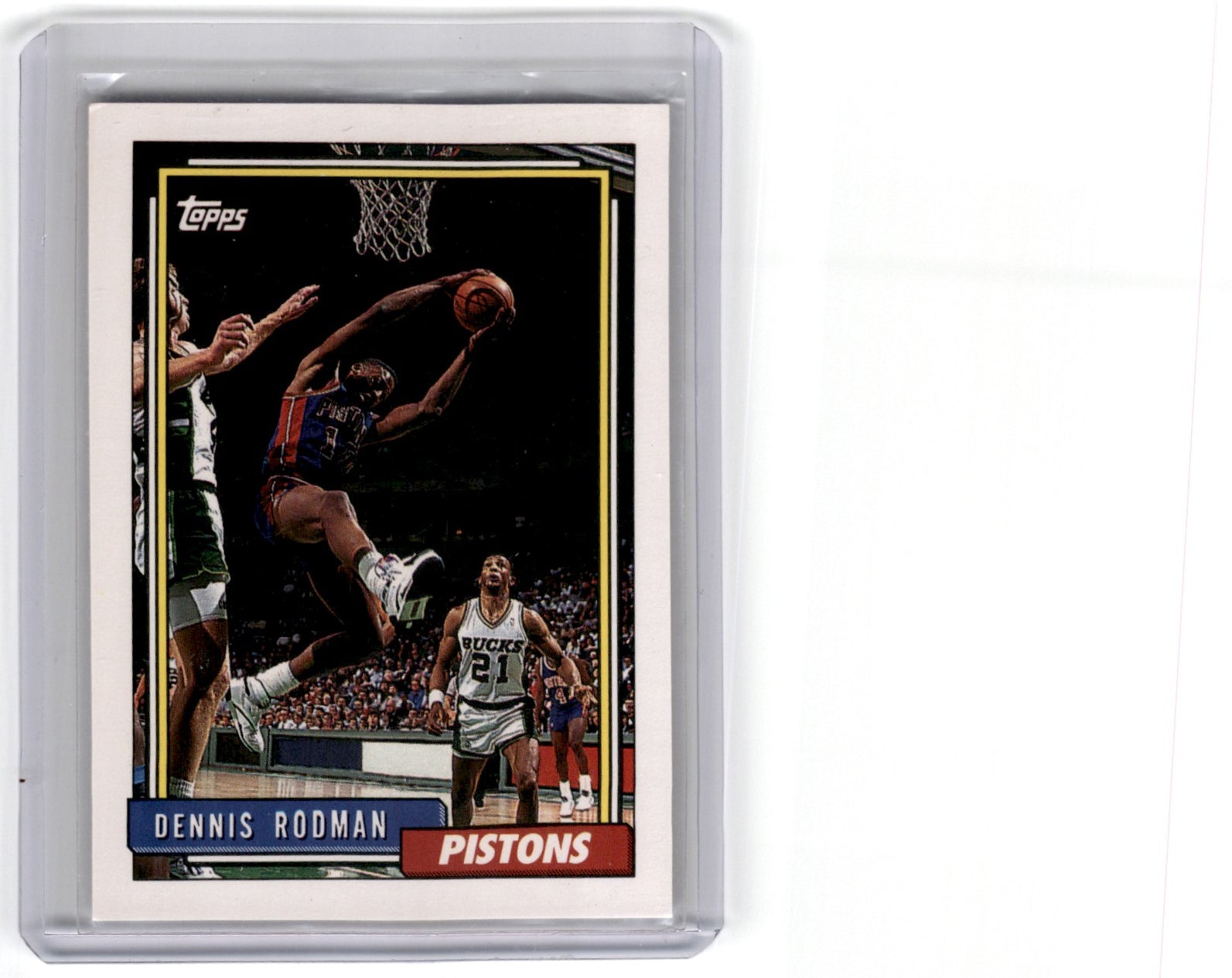 1992 Topps Dennis Rodman Card 137 Default Title