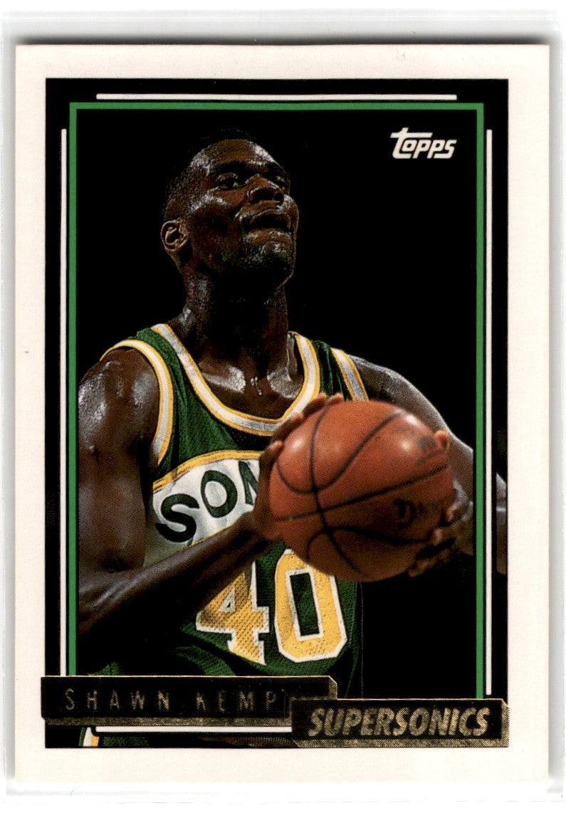 1992 Topps Gold Shawn Kemp Card 267