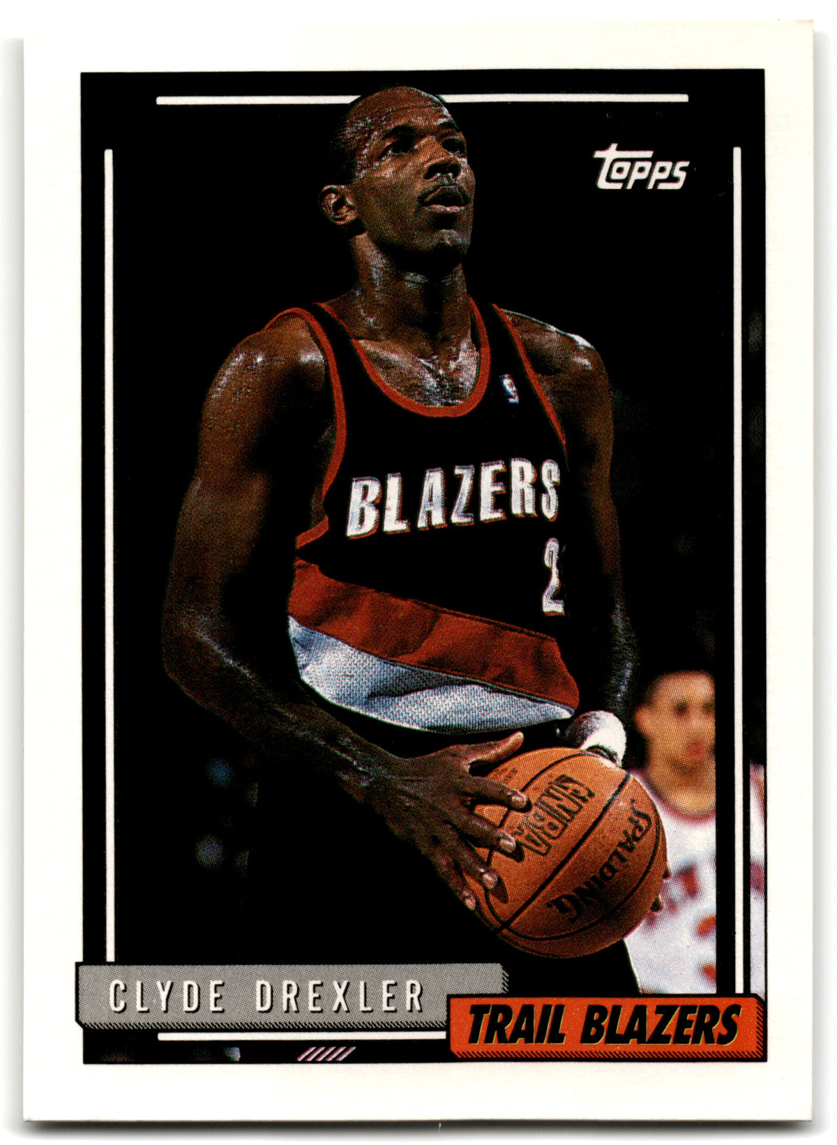 1992 Topps Clyde Drexler Portland Trail Blazers Card 354