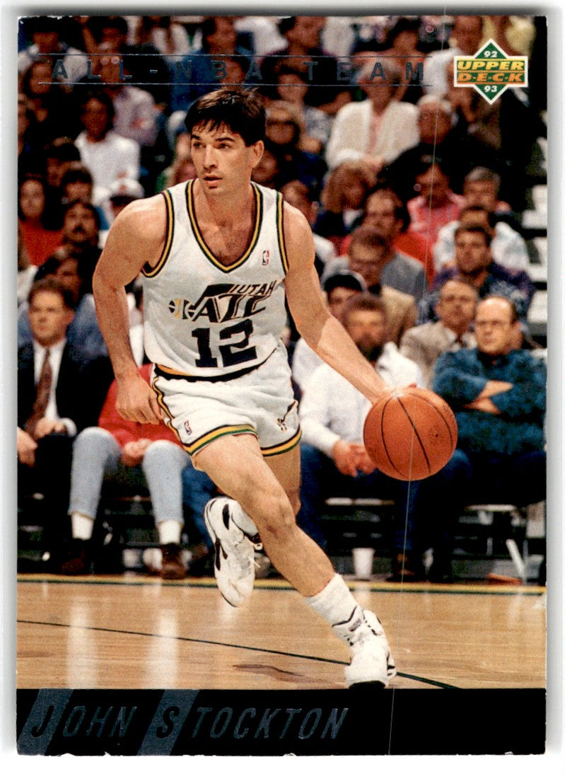 1992 Upper Deck All-NBA Team John Stockton Card AN6 Default Title