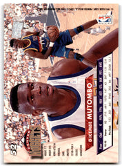 1993 Fleer Ultra Dikembe Mutombo Denver Nuggets Card#52