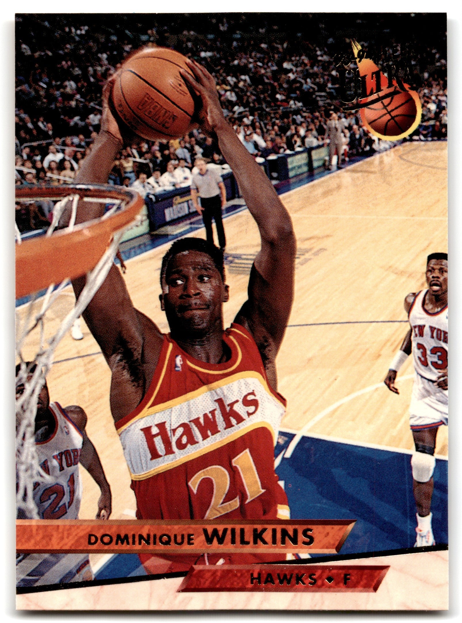 1993 Fleer Ultra Dominique Wilkins Atlanta Hawks Card#7