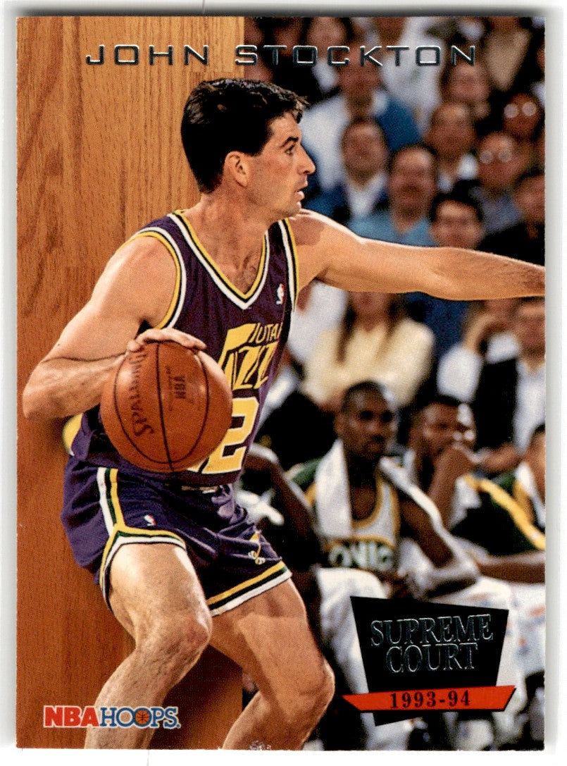 1993 Hoops Supreme Court John Stockton Card SC8 Default Title