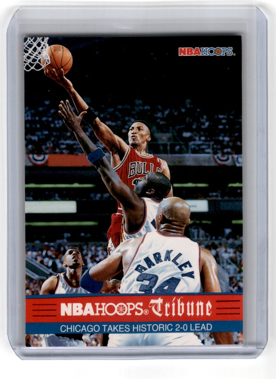 1993 Hoops Scottie Pippen Tribune Card 293