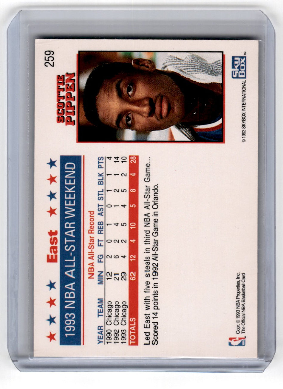 1993 Hoops Scottie Pippen Card 259