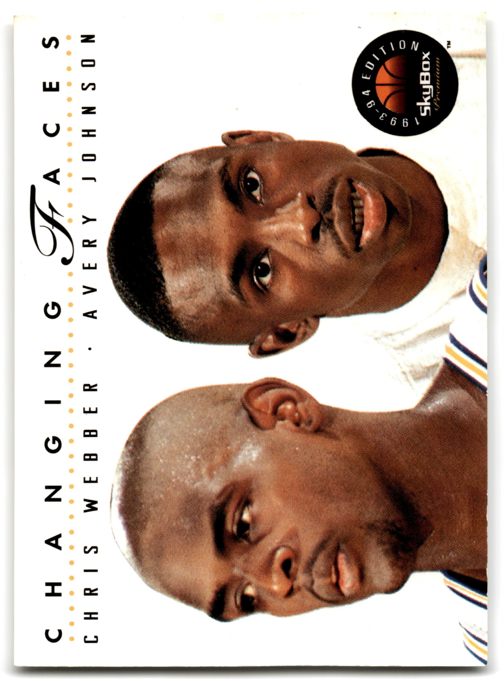 1993 SkyBox Chris Webber/Avery Johnson Golden State Warriors Card 300