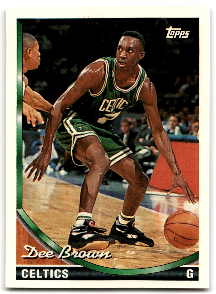 1993 Topps Dee Brown Boston Celtics Card 180