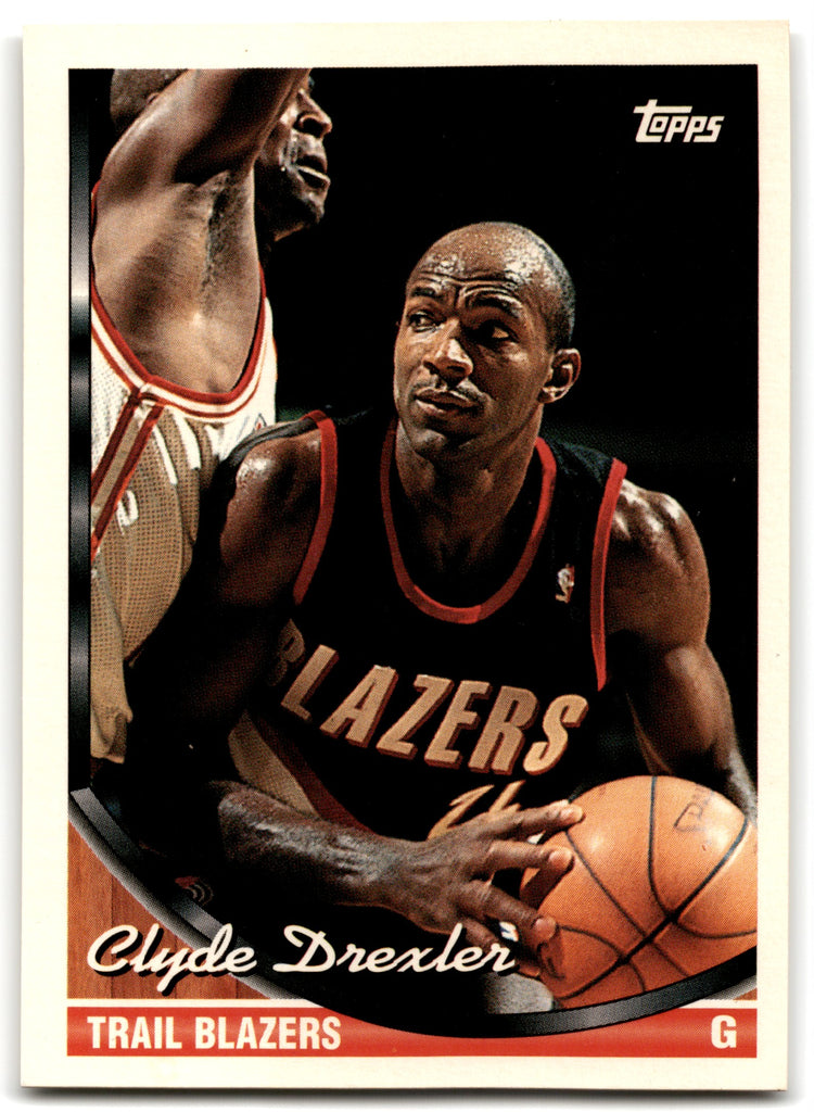 1993 Topps Clyde Drexler Portland Trail Blazers Card 249