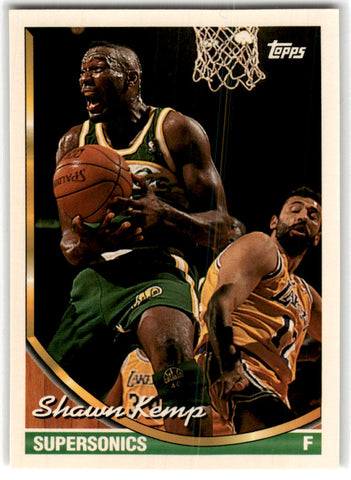 1993 Topps Shawn Kemp Card 296 Default Title