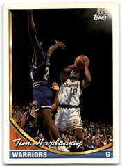 1993 Topps Tim Hardaway Golden State Warriors Card 320