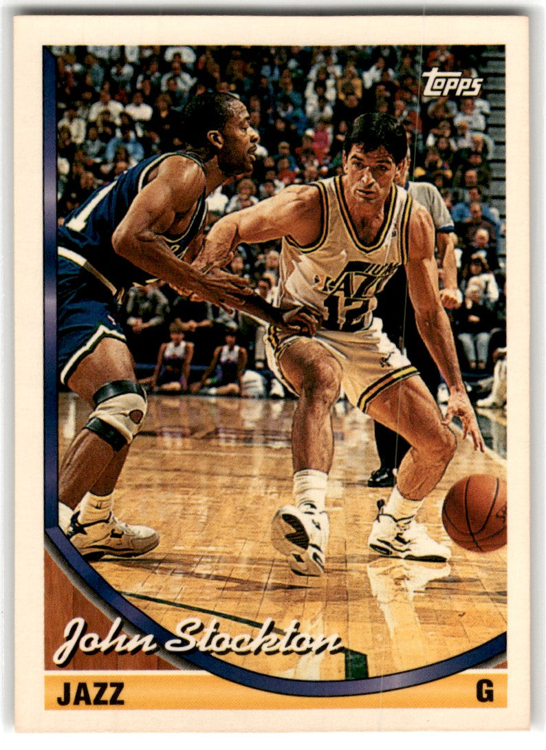 1993 Topps John Stockton Card 356 Default Title