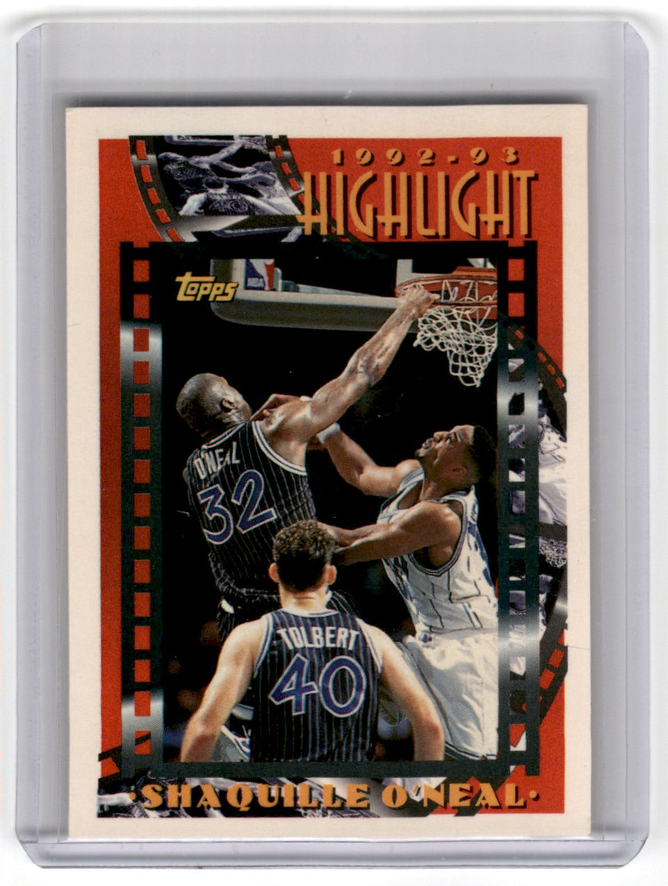 1993 Topps Shaquille O'Neal Card 3 Default Title