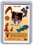 1993 Upper Deck 3D Jam Michael Jordan Card 91