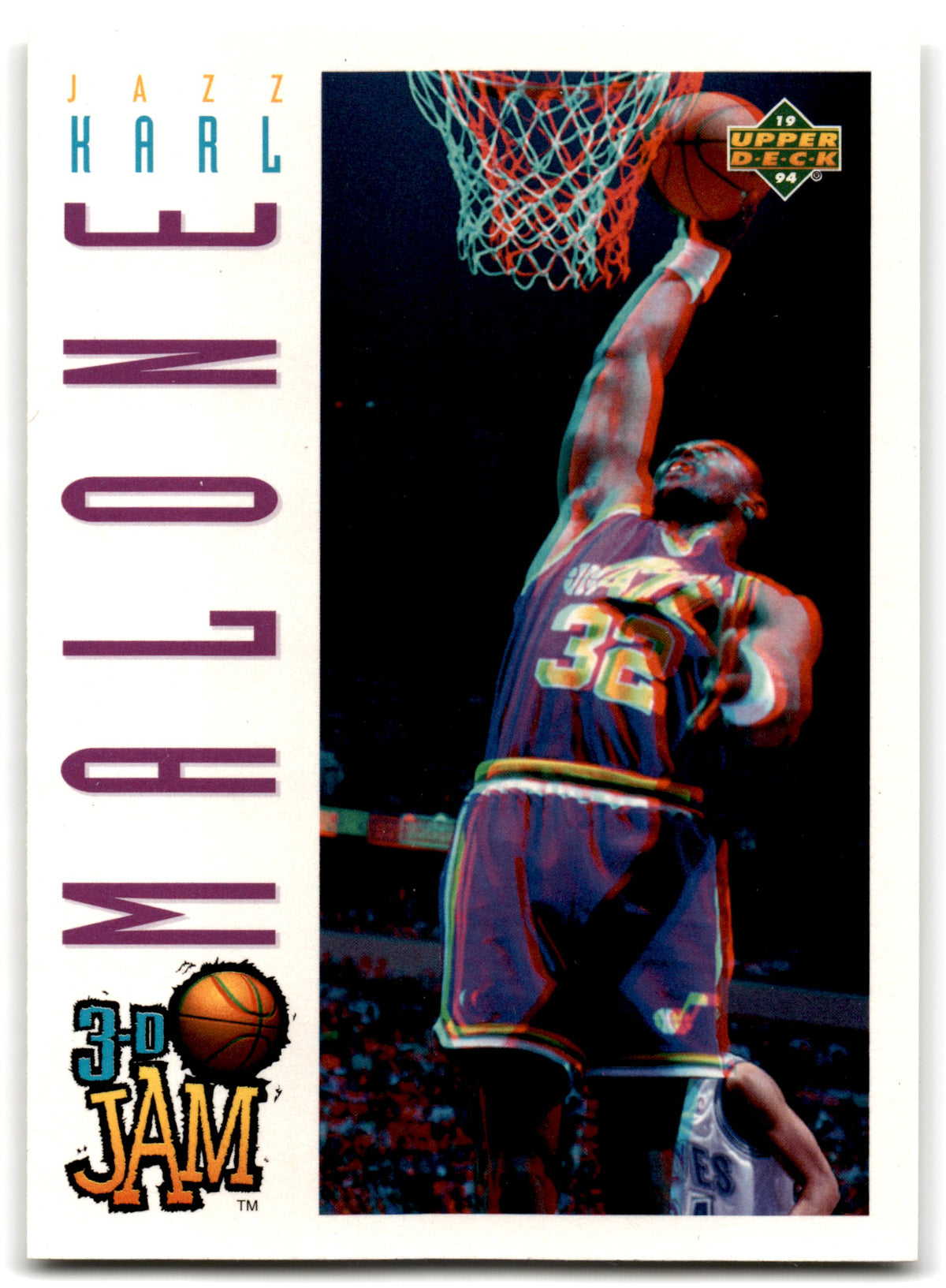 1993 Upper Deck Pro View Karl Malone Utah Jazz 94