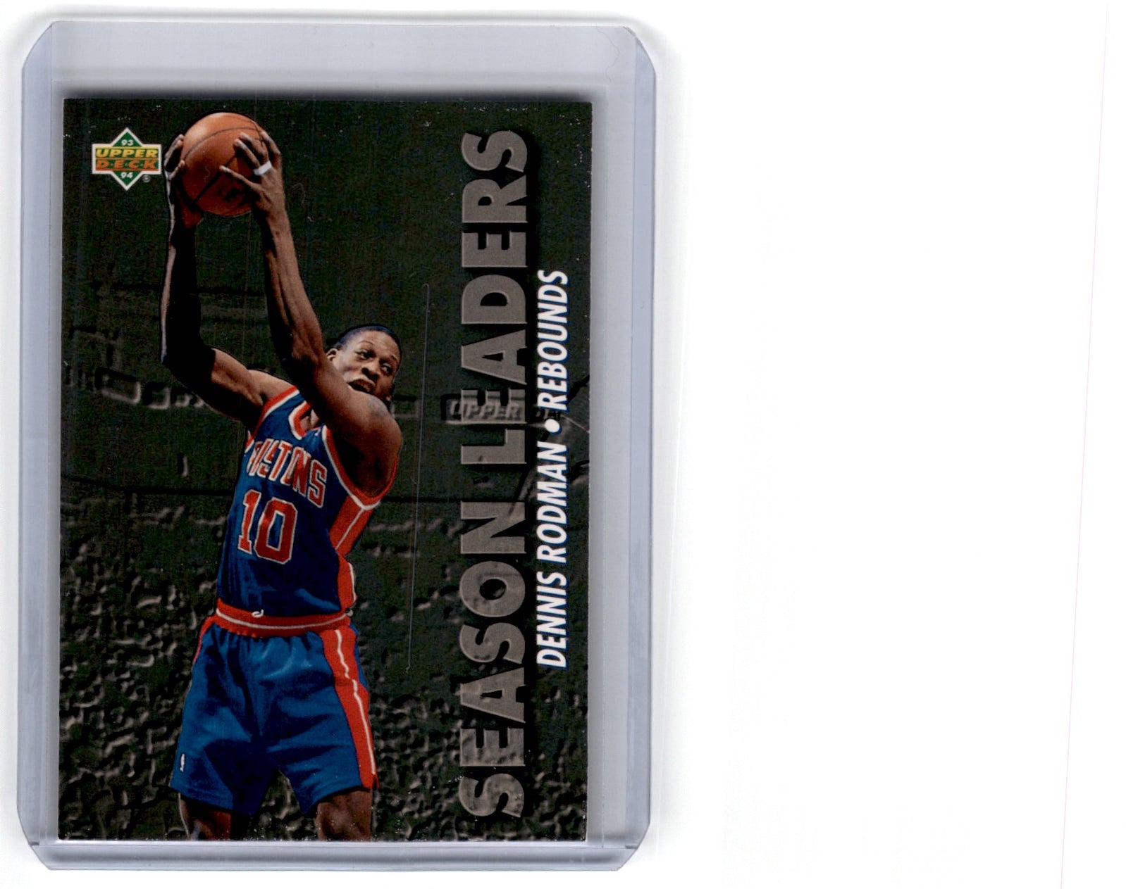 1993 Upper Deck Season Leaders Dennis Rodman Card 167 Default Title