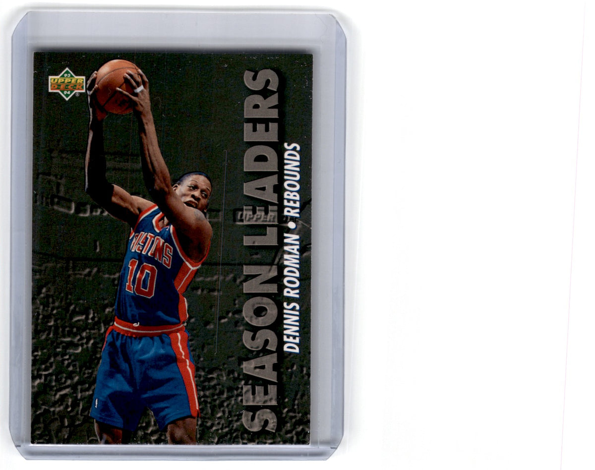 1993 Upper Deck Season Leaders Dennis Rodman Card 167 Default Title