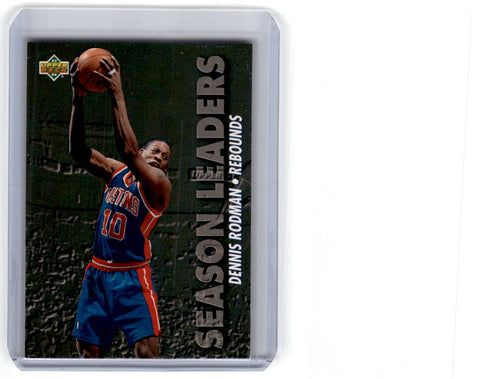 1993 Upper Deck Season Leaders Dennis Rodman Card 167 Default Title