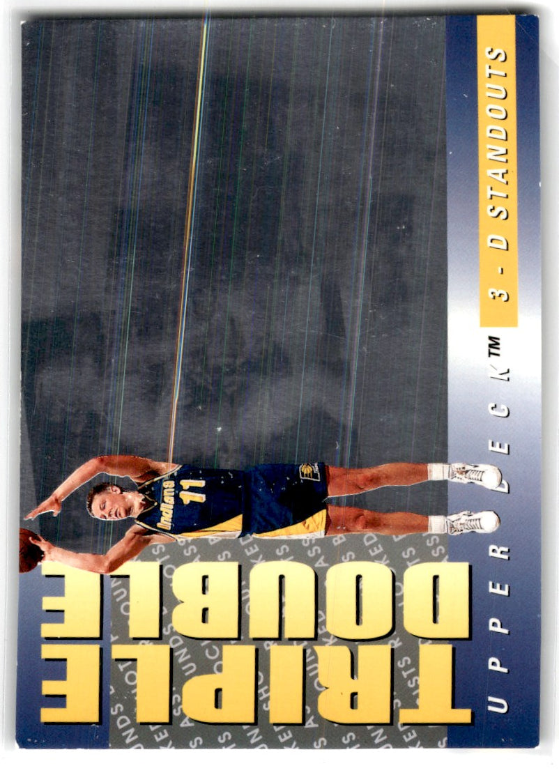 1993 Upper Deck Triple Double Detlef Schrempf Card TD4 Default Title