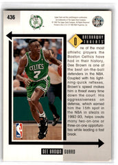 1993 Upper Deck Dee Brown Breakaway Threats Card 436