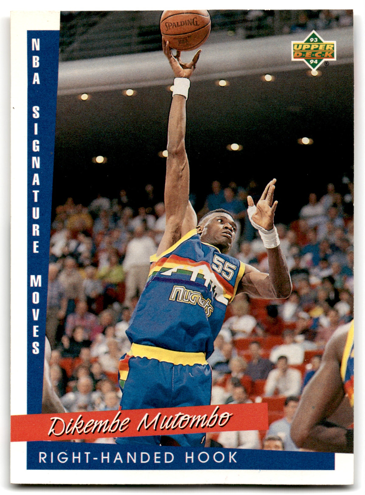 1993 Upper Deck Dikembe Mutombo Denver Nuggets Card 246
