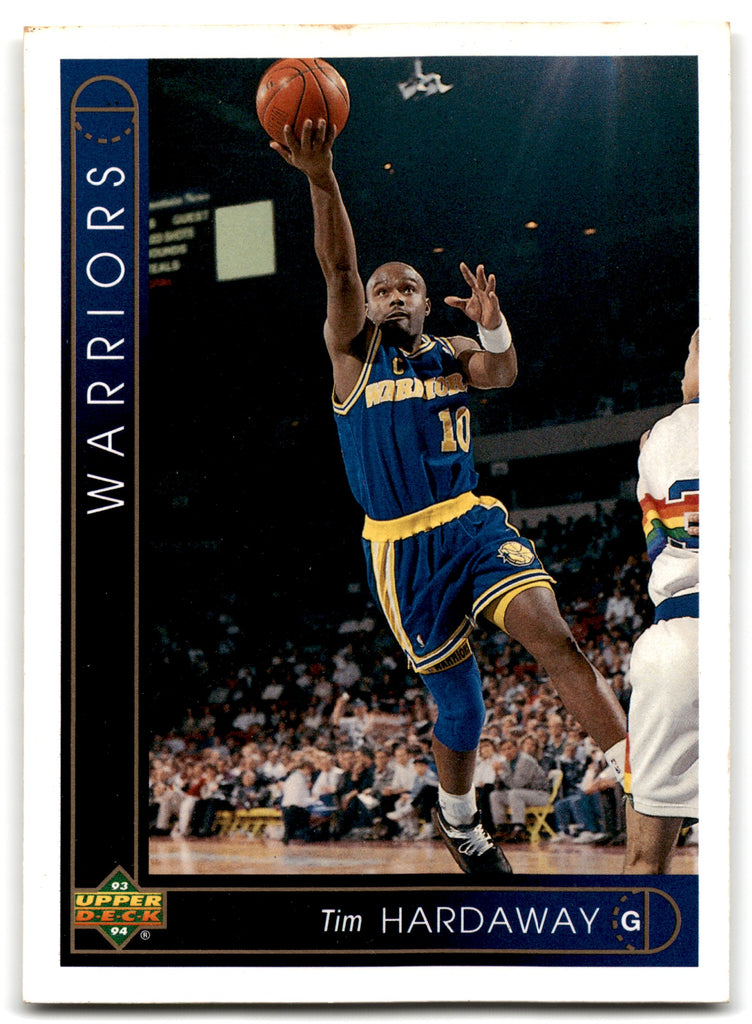 1993 Upper Deck Tim Hardaway Golden State Warriors Card 323