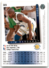 1993 Upper Deck Tim Hardaway Golden State Warriors Card 323