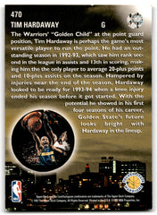 1993 Upper Deck Tim Hardaway Golden State Warriors Card 470