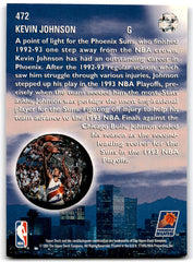 1993 Upper Deck Kevin Johnson Phoenix Suns Card 472