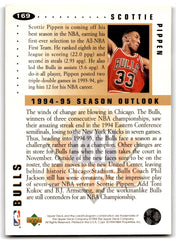 1994 Collector's Choice French Gold Signatures Scottie Pippen Chicago Bulls Card 169