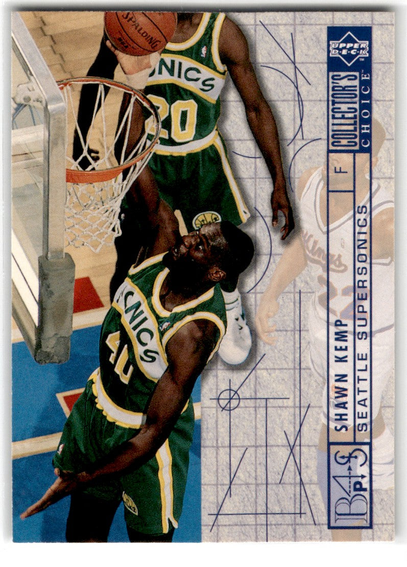 1994 Collector's Choice Silver Signatures Shawn Kemp Card 396 Default Title