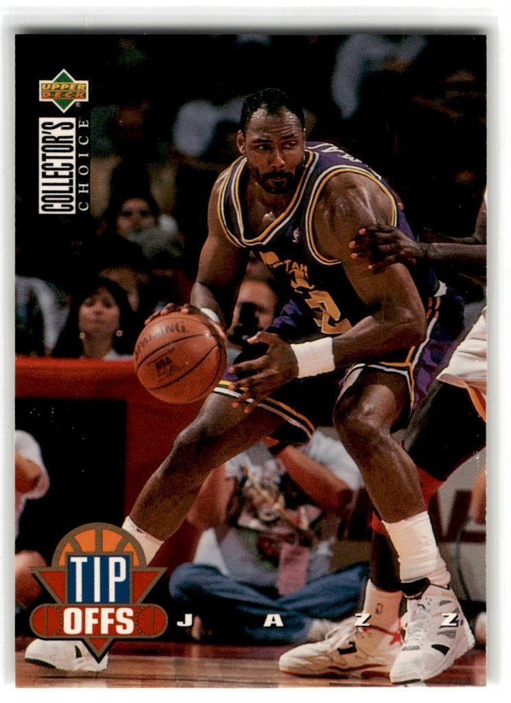 1994 Collector's Choice Spanish Gold Signatures Karl Malone Card 191 Default Title
